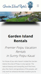 Mobile Screenshot of kauairentals.com